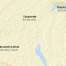 Svarychiv Street Map