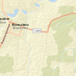 Mankivka Street Map
