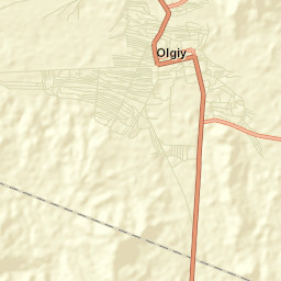 Ölgii Street Map