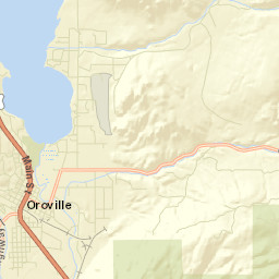 Oroville Street Map