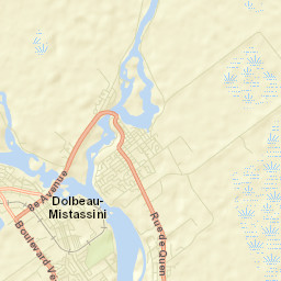 Dolbeau-Mistassini Street Map