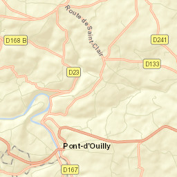 Pont-d'Ouilly Street Map