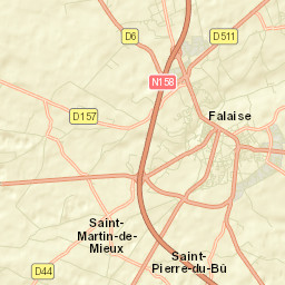 Falaise Street Map