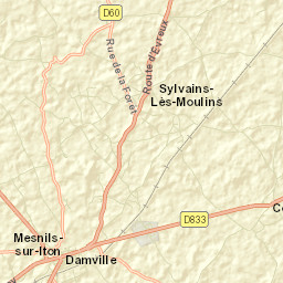 Damville Street Map