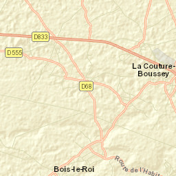 La Couture-Boussey Street Map