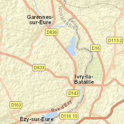 Ivry-la-Bataille Street Map