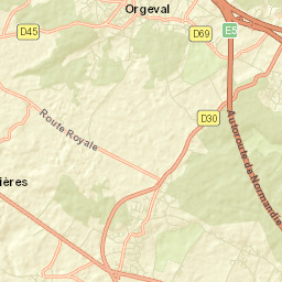 Feucherolles Street Map