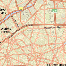 Saint-Ouen Street Map