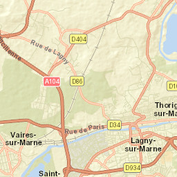 Pomponne Street Map