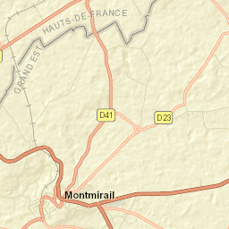 Montmirail Street Map