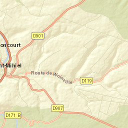 Saint-Mihiel Street Map