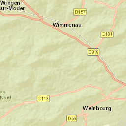 Wimmenau Street Map