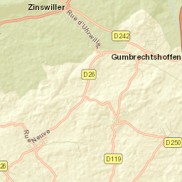 Gumbrechtshoffen Street Map