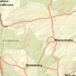 Mönsheim Street Map