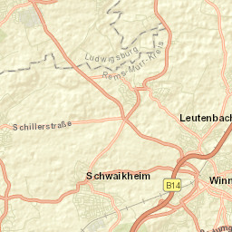 Schwaikheim Street Map