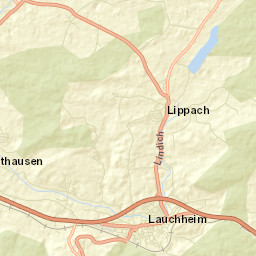 Lauchheim Street Map