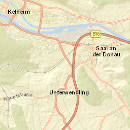 Saal Street Map