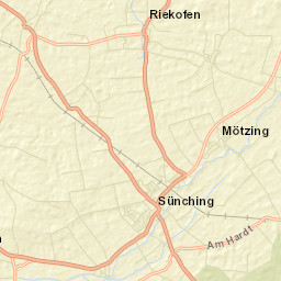 Sünching Street Map