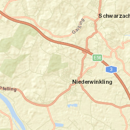 Schwarzach Street Map