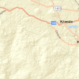 Křemže Street Map