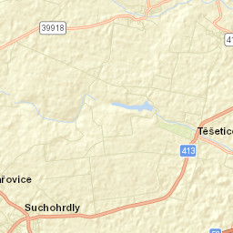 Suchohrdly Street Map