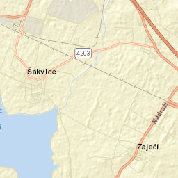 Šakvice Street Map