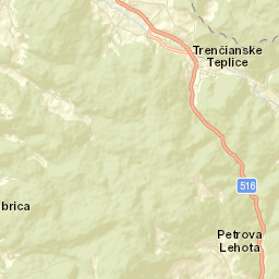 Trenčianske Teplice Street Map