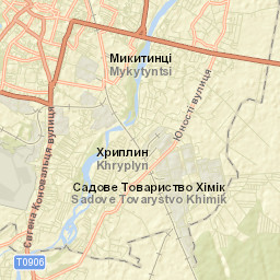 Ivano-Frankivs’ka Mis’krada Street Map