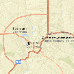 Dunaivtsi Street Map