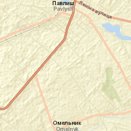 Pavlysh Street Map