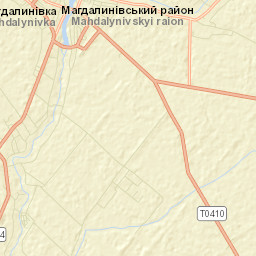 Mahdalynivka Street Map