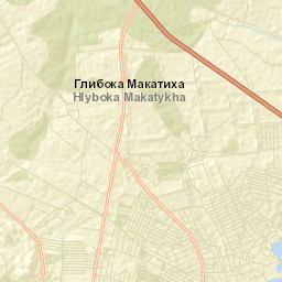 Sloviansk Street Map