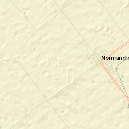 Normandin Street Map