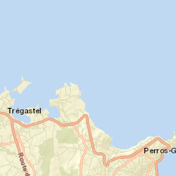 Perros-Guirec Street Map