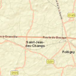 Saint-Jean-des-Champs Street Map