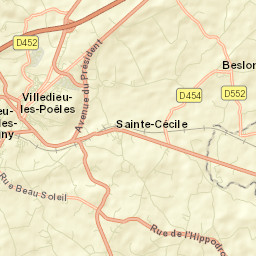 Villedieu-les-Poêles Street Map