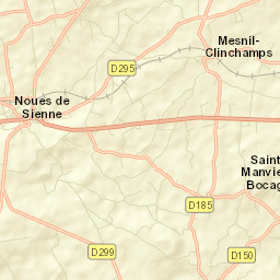 Saint-Sever-Calvados Street Map