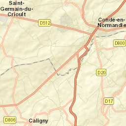 Condé-sur-Noireau Street Map