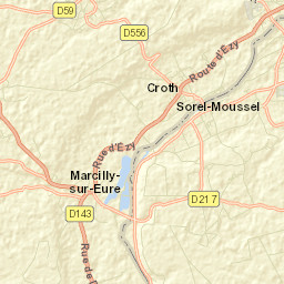 Marcilly-sur-Eure Street Map