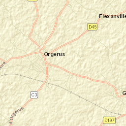 Orgerus Street Map