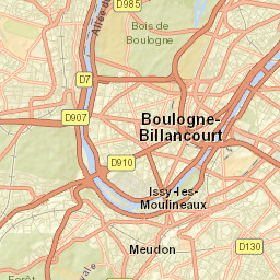 Meudon Street Map