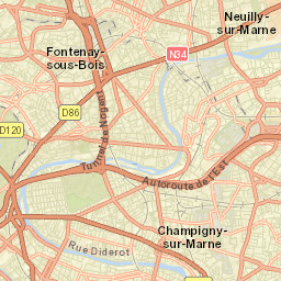 Fontenay-sous-Bois Street Map