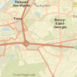 Torcy Street Map