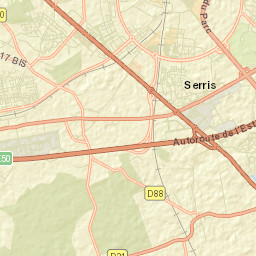 Chanteloup-en-Brie Street Map