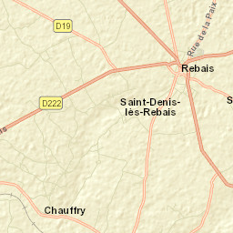 Rebais Street Map
