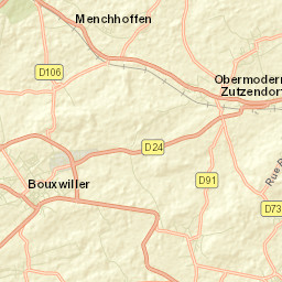 Obermodern-Zutzendorf Street Map