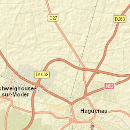 Haguenau Street Map