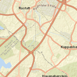 Rastatt Street Map
