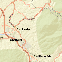 Bischweier Street Map