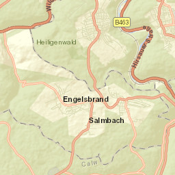 Engelsbrand Street Map